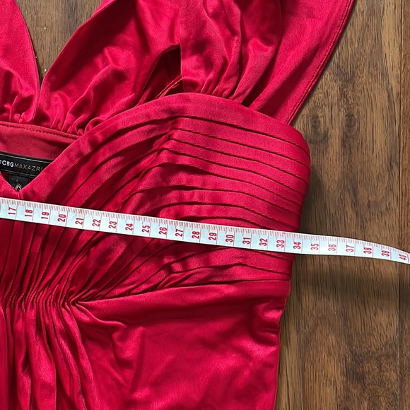 BCBG burgundy red elegant top XS - Picture 5 of 5